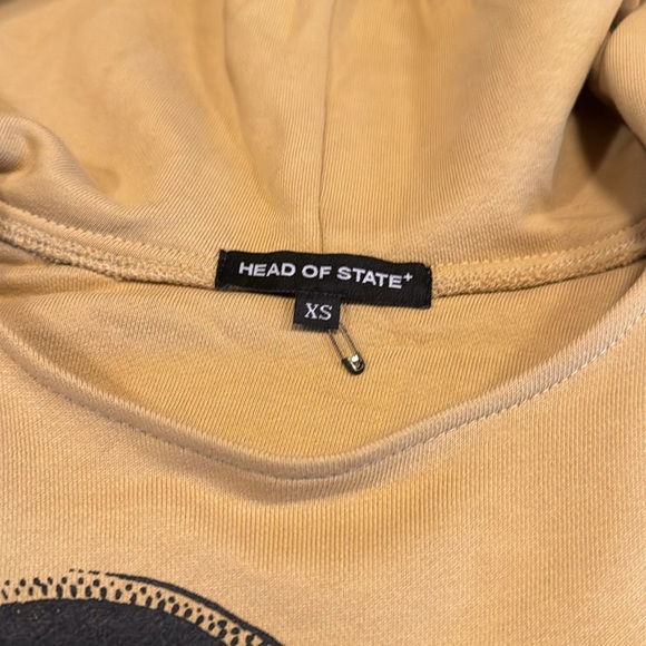 Head of State “Underground Spiritual” Sweatshirt Yellow XS NWT - Picture 4 of 4